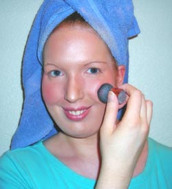 Mineral Blush Application